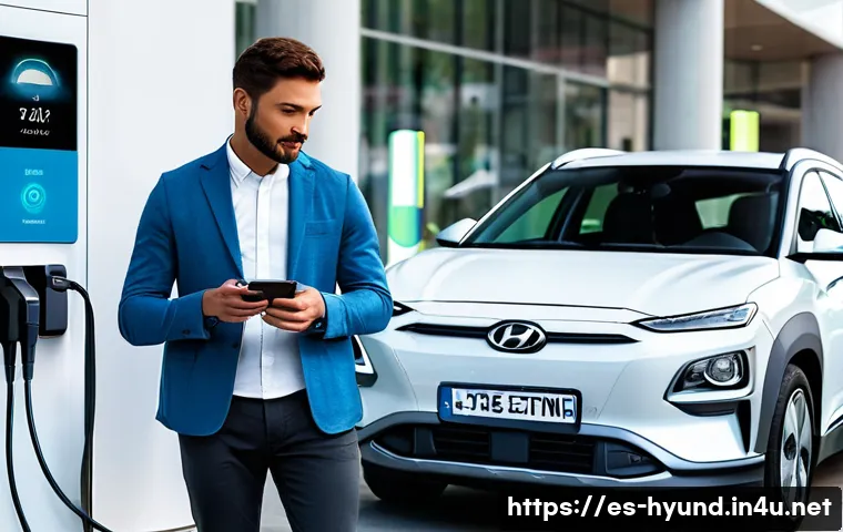 현대 코나 전기차의 충전 시간 관련 이미지 1